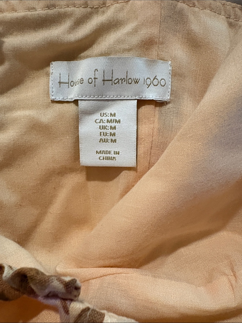House of Harlow 1960 Beige Floral Tiered Maxi Skirt - Picture 5 of 5